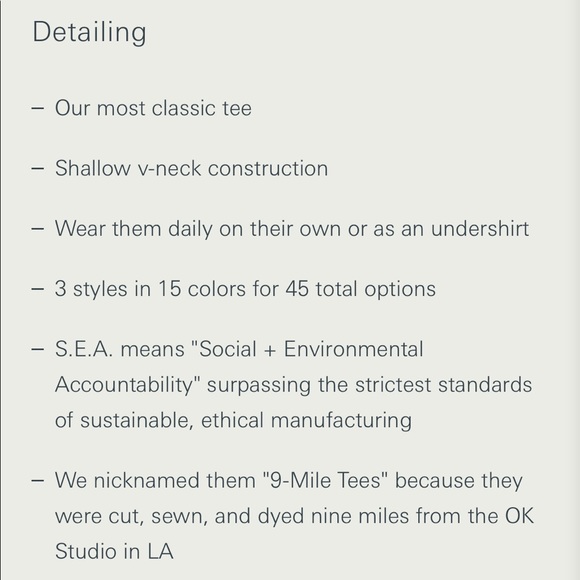 Made In USA 🇺🇸 Outerknown Organic Cotton SEA Tee - Picture 3 of 9